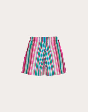 Shorts In Popeline Valentino Stripes 75 