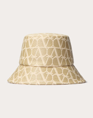 Cappello Bucket Toile Iconographe In Rafia 