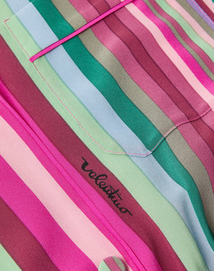 Tuta In Crepe De Chine Valentino Stripes 75 