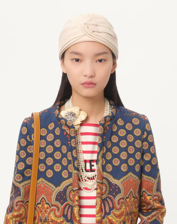 Giacca In Gabardine Paisley Medaglioni Voyage Imaginaire 