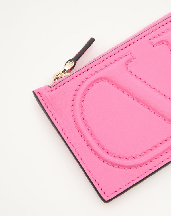 PORTACARTE CON ZIP VLOGO WALK IN NAPPA