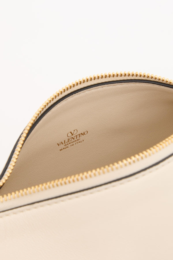 MINI BORSA A MANO VLOGO THE BOLD EDITION IN NAPPA