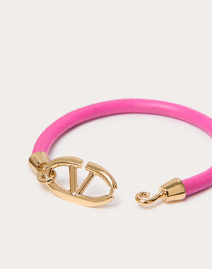 Bracciale Vlogo The Bold Edition Valentino Garavani In Pelle E Metallo