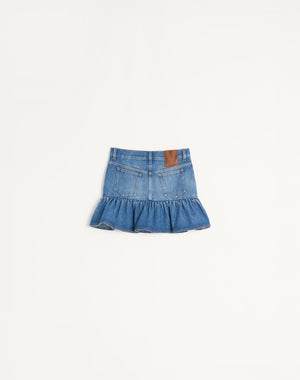 Gonna Mini In Denim 