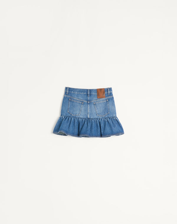 Gonna Mini In Denim 