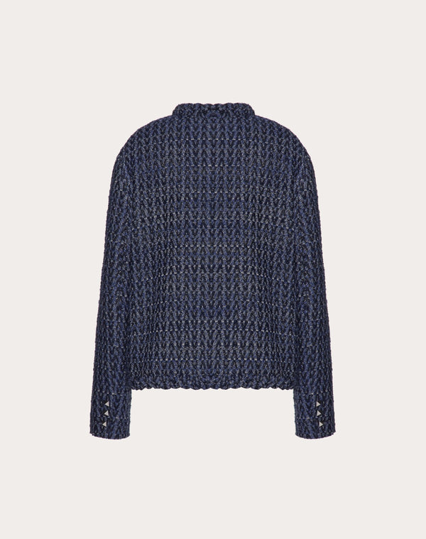 Giacca In Optical Valentino Tweed