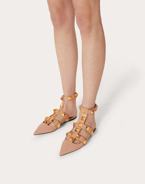 Ballerina Roman Stud In Vitello