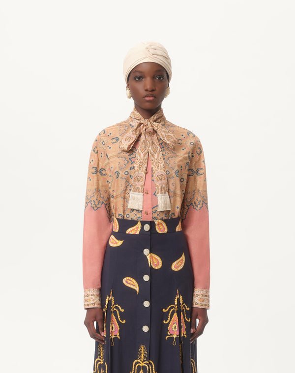 CAMICIA IN MUSSOLA VOYAGE IMAGINAIRE