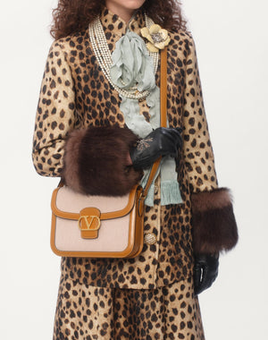 Borsa A Spalla Valentino Garavani 9To5 In Canvas