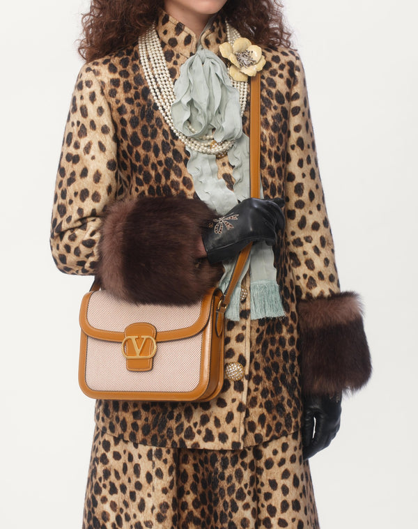 Borsa A Spalla Valentino Garavani 9To5 In Canvas