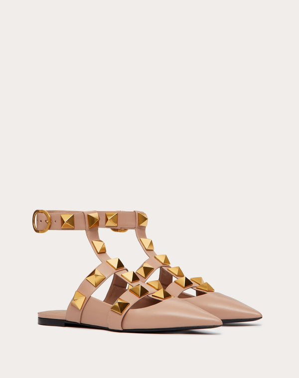 Ballerina Roman Stud In Vitello