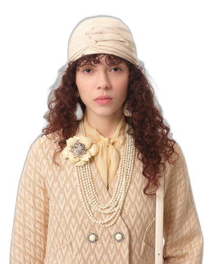 Cappotto In Lurex Jacquard Toute La V 