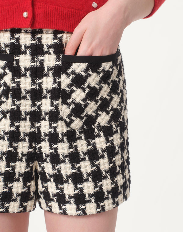 Shorts In Damier Light Tweed 