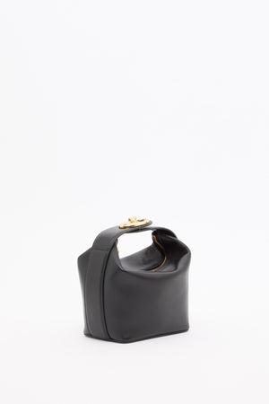 MINI BORSA A MANO VLOGO THE BOLD EDITION IN NAPPA
