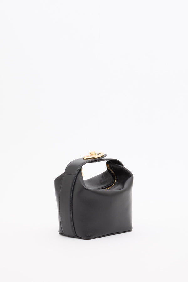 MINI BORSA A MANO VLOGO THE BOLD EDITION IN NAPPA