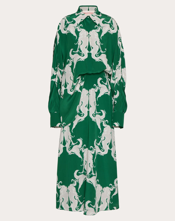 Abito In Crepe De Chine Metamorphos Siren Small 