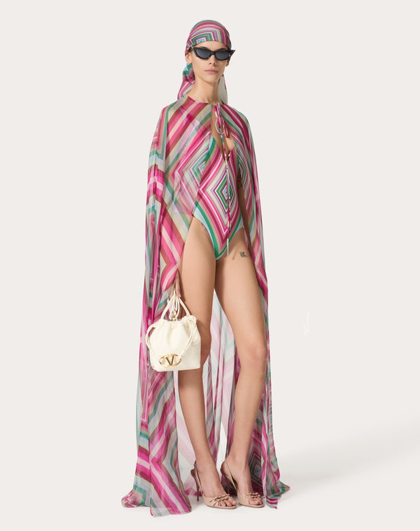 Costume Intero In Lycra Valentino Rhombus 75 