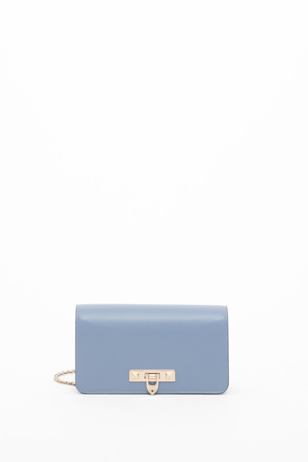 POUCH CON CATENA ROCKSTUD FIERCE IN VITELLO 