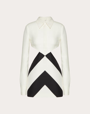 Abito Corto In Crepe Couture Strhype 