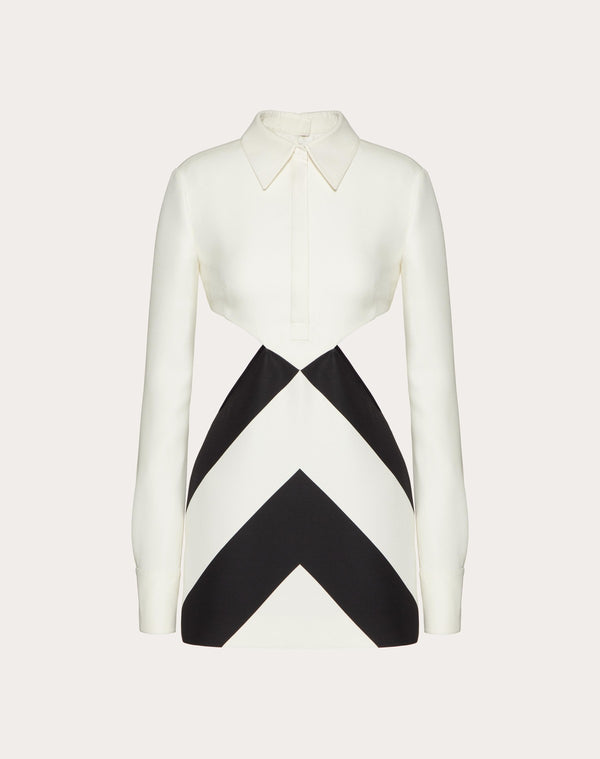 Abito Corto In Crepe Couture Strhype 