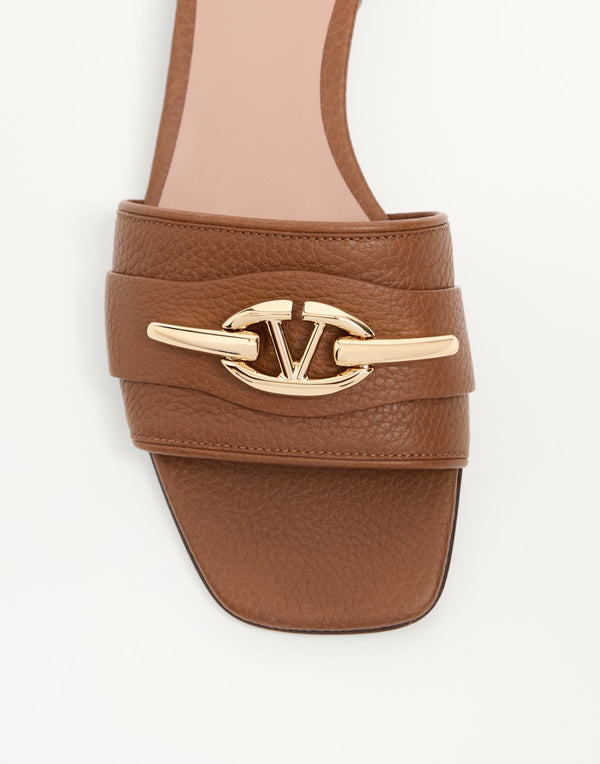Sandalo Slide Vlogo The Bold Edition In Vitello Stampa Alce 20Mm