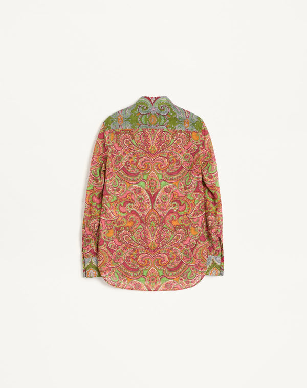 Camicia In Mussola Cachemire Voyage Imaginaire 