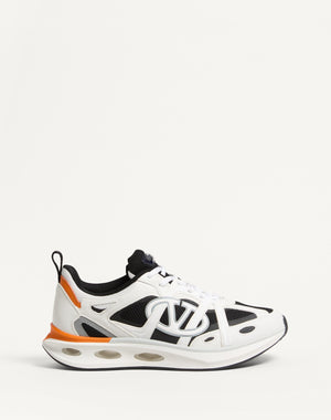 Sneaker Low Top Vlogo Easyjog In Vitello E Tessuto