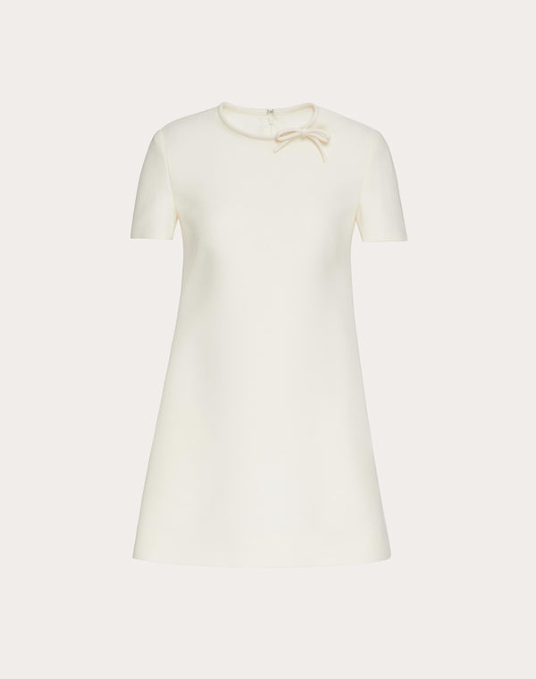 Abito Corto In Crepe Couture 