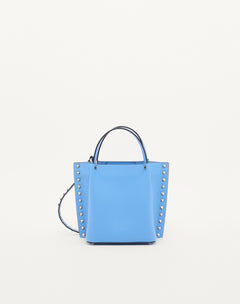 BORSA SHOPPING PICCOLA ROCKSTUD IN VITELLO GRANATO 