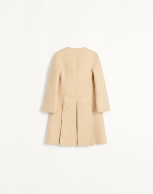 Cappotto In Lurex Jacquard Toute La V 