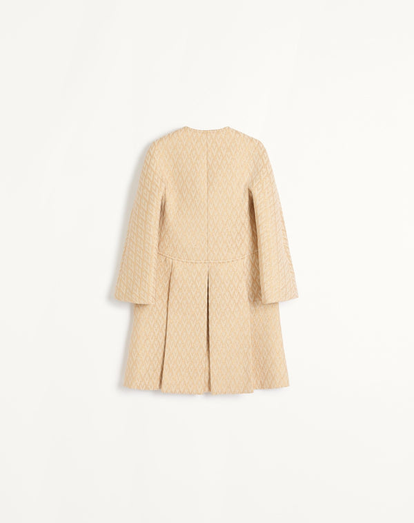 Cappotto In Lurex Jacquard Toute La V 