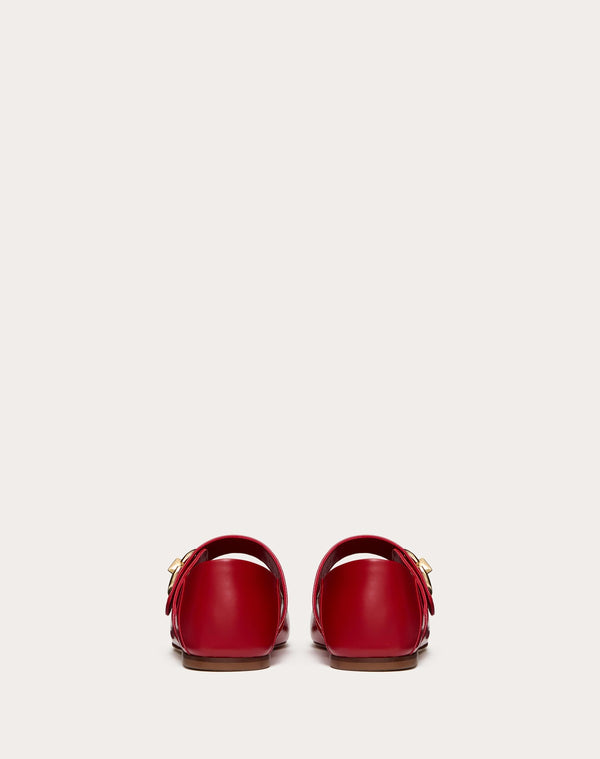 Ballerina Mary-Jane Vlogo Locker In Naplack