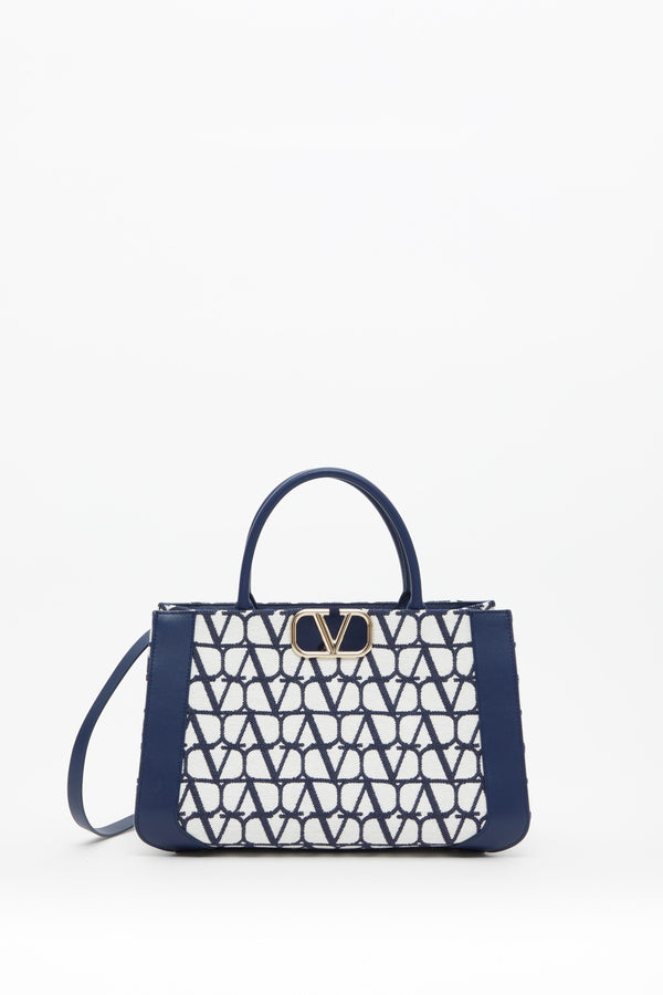 Borsa Media A Mano Vlogo Signature In Cotone Toile Iconographe