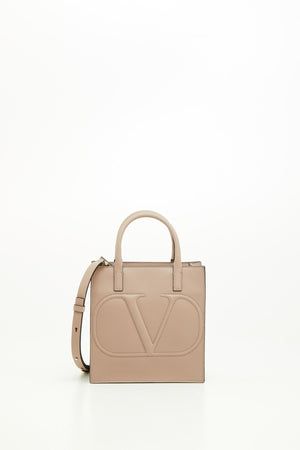 BORSA SHOPPING PICCOLA VLOGO WALK IN VITELLO 