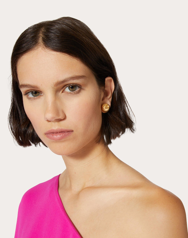 Orecchini Vlogo Signature In Metallo 