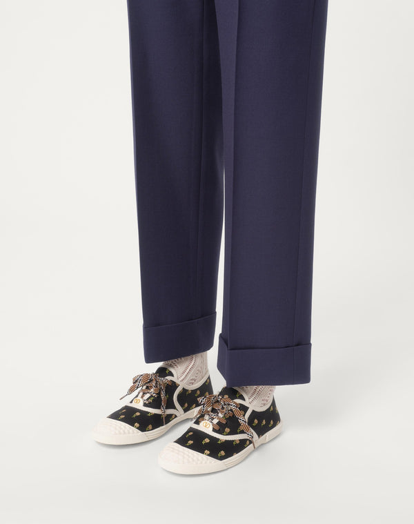 Sneaker Bay By Bay In Tessuto Papier Floral