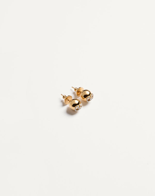 Orecchini Vlogo Signature In Metallo E Cristalli Swarovski®