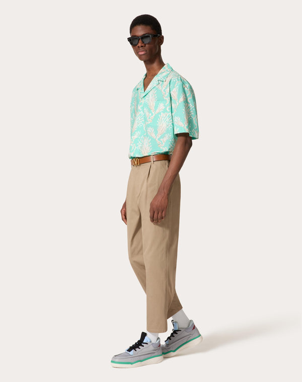 Camicia Da Bowling In Popeline Di Cotone Con Stampa Metamorphos Wheatsheaf