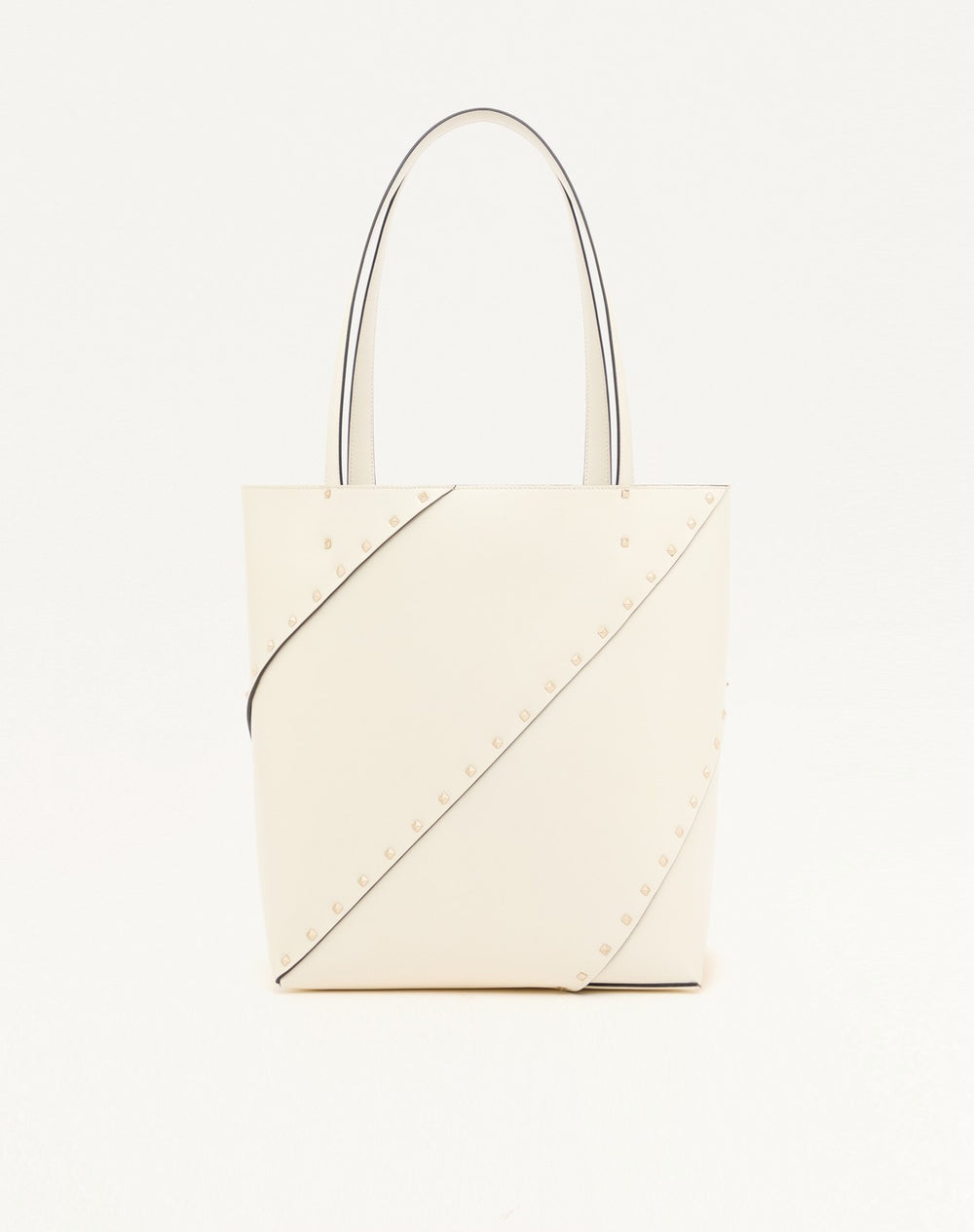 BORSA SHOPPING VALENTINO GARAVANI ROCKSTUD WISPY IN VITELLO 