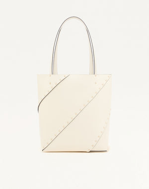 BORSA SHOPPING VALENTINO GARAVANI ROCKSTUD WISPY IN VITELLO 
