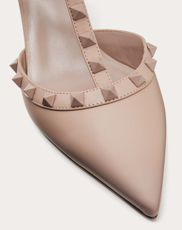 Décolleté Rockstud Con Cinturini E Borchie In Tono 65Mm