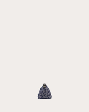 Borsa A Tracolla Toile Iconographe In Tessuto Jacquard Effetto Denim