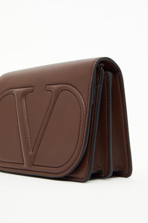 POUCH CON CATENA VLOGO WALK IN NAPPA