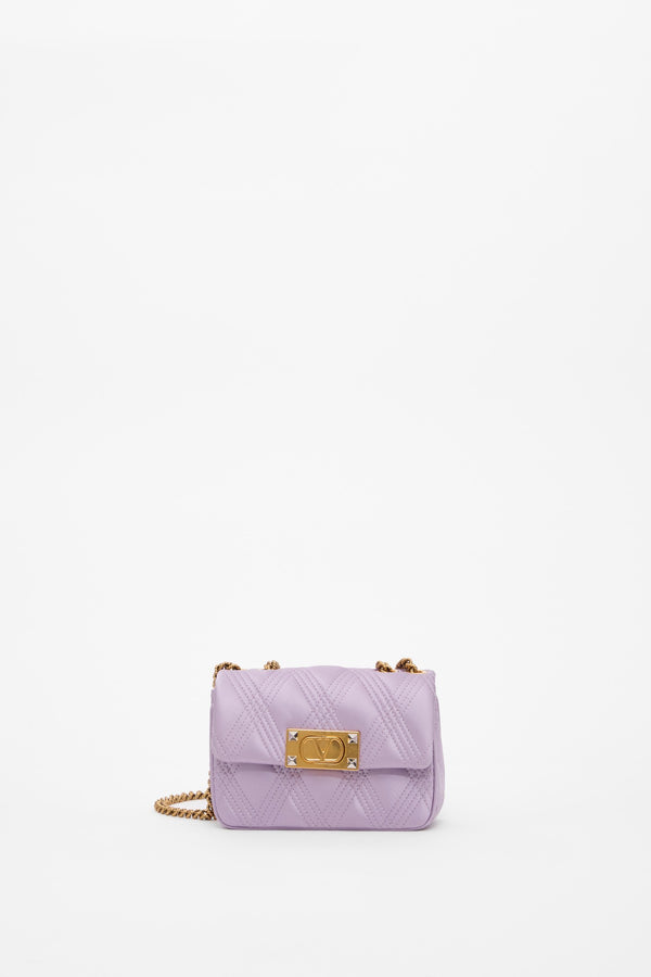 Borsa A Spalla Piccola Valentino Garavani Quiltie 67 In Raso