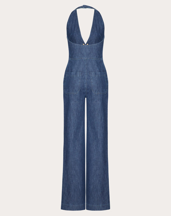 Tuta In Chambray Denim 