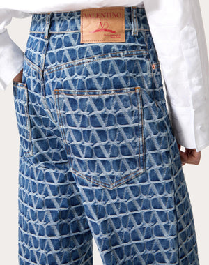Pantaloni In Denim Toile Iconographe 