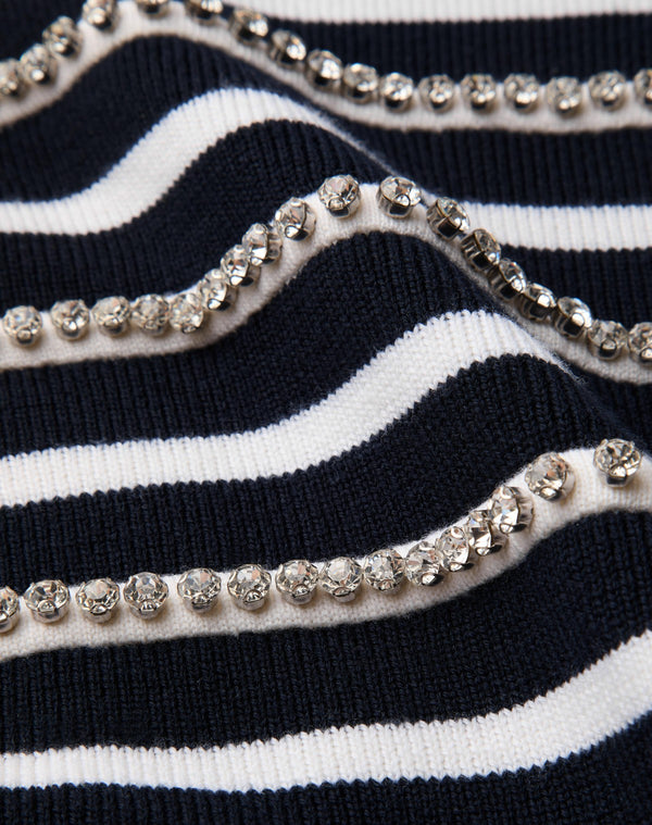 Maglia In Lana Ricamato