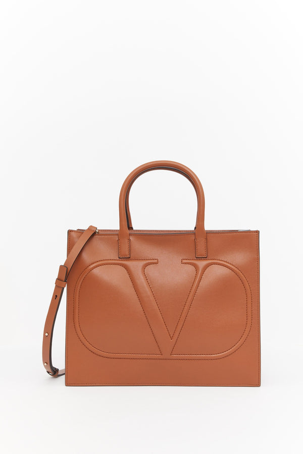 BORSA SHOPPING VLOGO WALK IN VITELLO