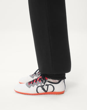 Pantaloni Da Jogging In Cotone Con Patch Chez Valentino