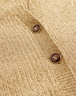 Cardigan In Lurex